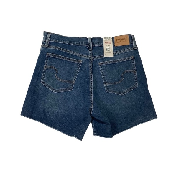 Levi’s NWT Women’s High-Rise 5” Shorts Blue Jeans Size 10 / 30 - Picture 2 of 7